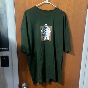 Graphic Tee with Cowboy Design